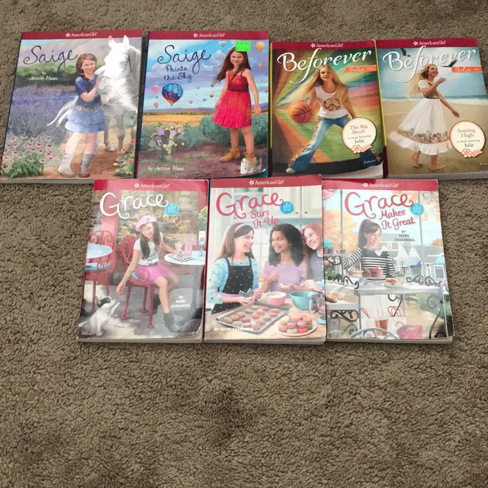 American Girl Books- 3 series! Grace, Saige, Julie